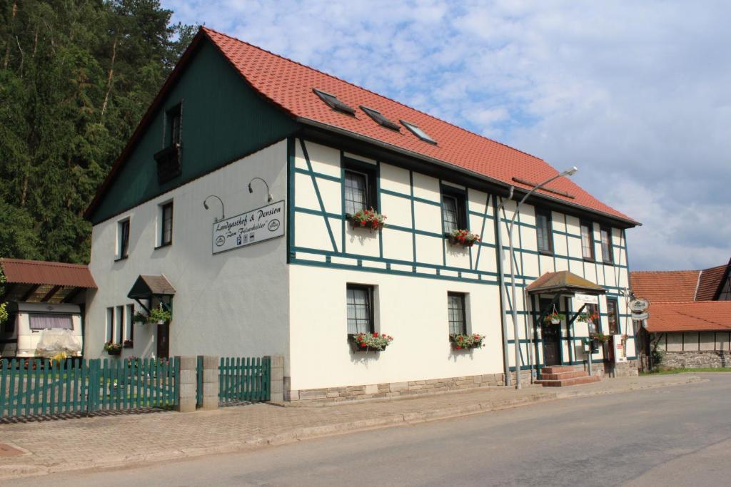 Pension Garni Zum Felsenkeller Nordhausen Exterior photo